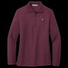 Ladies Silk Touch Long Sleeve Polo Thumbnail