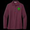 Ladies Silk Touch Long Sleeve Polo Thumbnail