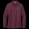 Ladies Silk Touch Long Sleeve Polo Thumbnail