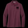 Ladies Silk Touch Long Sleeve Polo Thumbnail