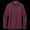 Ladies Silk Touch Long Sleeve Polo Thumbnail