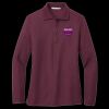 Ladies Silk Touch Long Sleeve Polo Thumbnail