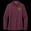 Ladies Silk Touch Long Sleeve Polo Thumbnail
