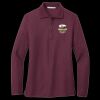 Ladies Silk Touch Long Sleeve Polo Thumbnail