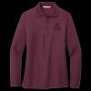Ladies Silk Touch Long Sleeve Polo Thumbnail