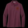 Ladies Silk Touch Long Sleeve Polo Thumbnail