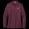 Ladies Silk Touch Long Sleeve Polo Thumbnail