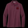 Ladies Silk Touch Long Sleeve Polo Thumbnail