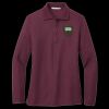 Ladies Silk Touch Long Sleeve Polo Thumbnail