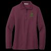 Ladies Silk Touch Long Sleeve Polo Thumbnail