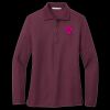 Ladies Silk Touch Long Sleeve Polo Thumbnail