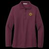 Ladies Silk Touch Long Sleeve Polo Thumbnail