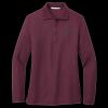 Ladies Silk Touch Long Sleeve Polo Thumbnail