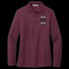 Ladies Silk Touch Long Sleeve Polo Thumbnail