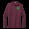 Ladies Silk Touch Long Sleeve Polo Thumbnail