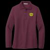 Ladies Silk Touch Long Sleeve Polo Thumbnail