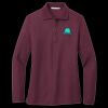 Ladies Silk Touch Long Sleeve Polo Thumbnail