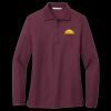 Ladies Silk Touch Long Sleeve Polo Thumbnail