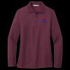 Ladies Silk Touch Long Sleeve Polo Thumbnail