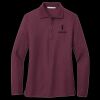 Ladies Silk Touch Long Sleeve Polo Thumbnail