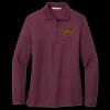 Ladies Silk Touch Long Sleeve Polo Thumbnail