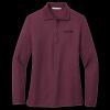 Ladies Silk Touch Long Sleeve Polo Thumbnail