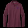 Ladies Silk Touch Long Sleeve Polo Thumbnail