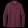 Ladies Silk Touch Long Sleeve Polo Thumbnail