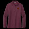 Ladies Silk Touch Long Sleeve Polo Thumbnail
