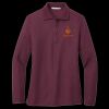 Ladies Silk Touch Long Sleeve Polo Thumbnail