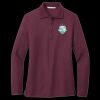 Ladies Silk Touch Long Sleeve Polo Thumbnail