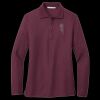Ladies Silk Touch Long Sleeve Polo Thumbnail