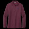Ladies Silk Touch Long Sleeve Polo Thumbnail