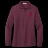 Ladies Silk Touch Long Sleeve Polo Thumbnail