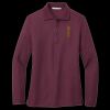 Ladies Silk Touch Long Sleeve Polo Thumbnail