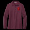 Ladies Silk Touch Long Sleeve Polo Thumbnail
