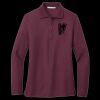 Ladies Silk Touch Long Sleeve Polo Thumbnail
