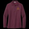 Ladies Silk Touch Long Sleeve Polo Thumbnail
