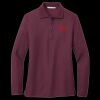 Ladies Silk Touch Long Sleeve Polo Thumbnail