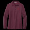 Ladies Silk Touch Long Sleeve Polo Thumbnail