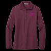 Ladies Silk Touch Long Sleeve Polo Thumbnail