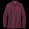 Ladies Silk Touch Long Sleeve Polo Thumbnail