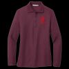 Ladies Silk Touch Long Sleeve Polo Thumbnail