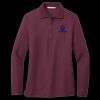 Ladies Silk Touch Long Sleeve Polo Thumbnail