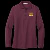 Ladies Silk Touch Long Sleeve Polo Thumbnail