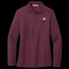 Ladies Silk Touch Long Sleeve Polo Thumbnail