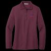 Ladies Silk Touch Long Sleeve Polo Thumbnail