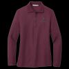 Ladies Silk Touch Long Sleeve Polo Thumbnail