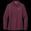 Ladies Silk Touch Long Sleeve Polo Thumbnail