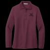 Ladies Silk Touch Long Sleeve Polo Thumbnail